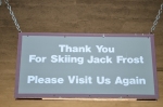 Thank You For Skiing Jack Frost